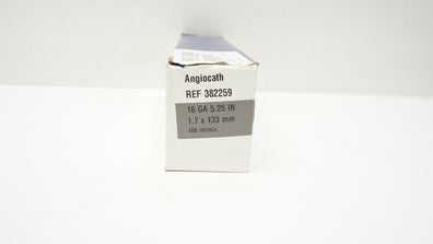 BD 382259 Angiocath IV Cath. For Special Placement 16Ga x 5.25inch - Box of 10